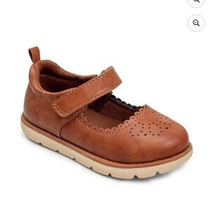 Stride Rite Size 12 Brown Leather Mary Jane Shoes Kids Toddler NWT